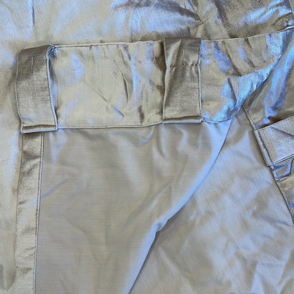 West Elm luster velvet curtain panels (4 panels in total)